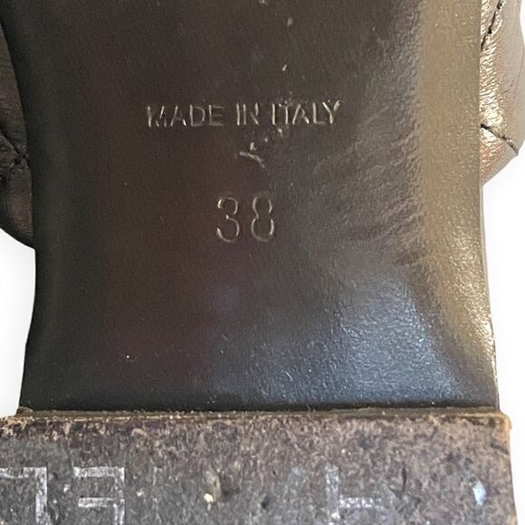 Chanel Iridescent Silver & Black Quilted Lambskin Mules |Size: IT38| - Picture 7 of 11